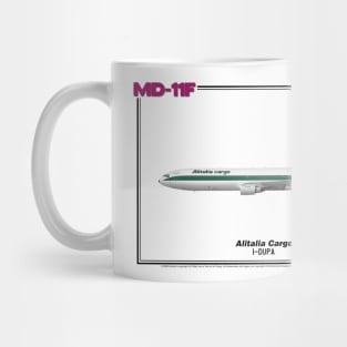 McDonnell Douglas MD-11F - Alitalia Cargo (Art Print) Mug